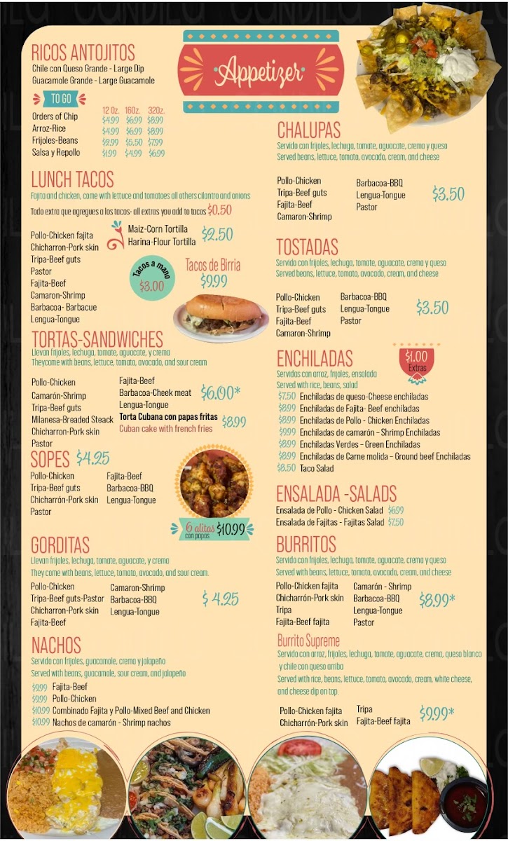 Taqueria y Pupuseria Azteca Menu - Image 3